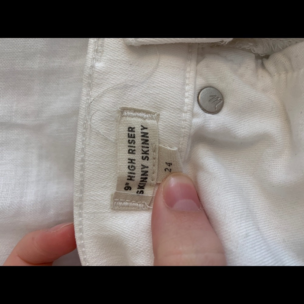 White Madewell skinny jeans - Picture 5 of 8